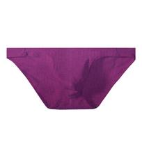 Seksualūs vyriški apatiniai trikotažai medvilniniai vienspalviai paprasti žemo liemens bikini apatiniai vyriški ploni patogūs apatiniai M raudona