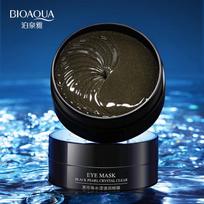 BIOAQUA Black Pearl Crystal Clear akių kaukė stangrina nuo raukšlių akių pleistrai Drėkinanti akių kaukė Pašalinti akių maišelius maitinanti paakių odą 60pcs/box juoda