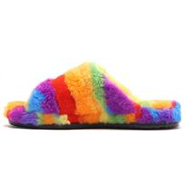 UGG šlepetės moteriškos, vaivorykštės juostelės 1121616-PDRN 40
