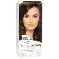 HAIRWONDER Ilgalaikiai plaukų dažai su 9 ekologiškais ekstraktais, šviesi aukso ruda 5.3, 100 ml