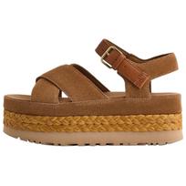 UGG Aubrey Mados Tendencija Vienos Juostelės Basutės Moteriškos Rudos 1167471-CHE 38