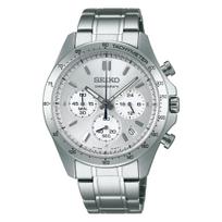 SEIKO SELECTION SBTR009 Vyriškas laikrodis Veikiamas baterija Kvarcinis Chronografas Data Kalendorius 24 valandų rodyklė Sidabrinis ciferblatas Nerūdijančio plieno