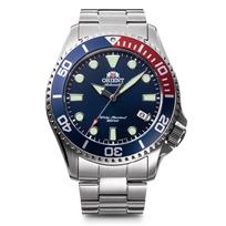 [NAUJAS] Orient Mako Automatinis Nardytojo Dizainas, Tamsiai Mėlynas Ciferblatas, 43,4 mm Safyro Stiklas, RN-AC0K03L, Pagaminta Japonijoje, Originali Japonijos Garantija, Visiškai Naujas