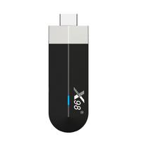 X98 S500 Android 11.0 Išmanusis TV Stick UHD 4K Media Player Amlogic S905Y4 TV Dongle EU 16G juoda