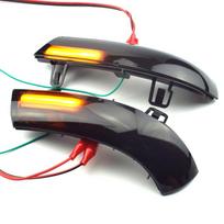 2 vnt. dinaminis posūkis VW GOLF 5 GTI V MK5 Jetta Passat B5.5 B6 Sharan Superb B5 EOS LED posūkio signalo veidrodėlio indikatorius geltona