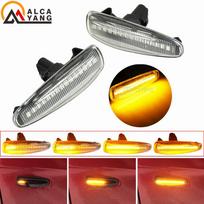 LED šoninis sparnas dinaminis posūkio signalo žibintas žymeklis Mitsubishi Lancer Evolution Evo X Outlander Sport RVR ASX Mirage 2014+