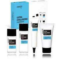 Coxir Ultra Hyaluronic Starter Kit rinkinys veidui (20 ml. aliejus + 30 ml. tonikas + 10 ml. ampulė + 20 ml. kremas) - Rinkinys