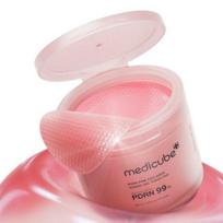 Medicube PDRN Pink Collagen Tonizuojantis Gelinis Tonikas Pagalvėlės 120ml / 70 Pagalvėlių Drėkinantis Šviesinantis Gelinis Tonikas Pagalvėlė