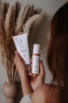 LUUV - Bronzinis morkų sausas aliejus kūnui – spindintis, 100 ml
