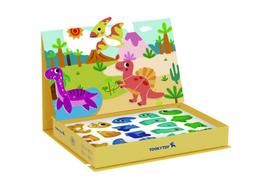 TOOKY TOY Dinozaurų magnetinė dėlionė