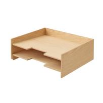 MUJI medinis dokumentų tvarkytuvas 2 82603347 padėklas, A4, pakopos,