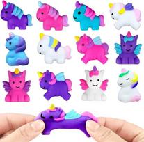 Silikoniniai žaislai Mini squishy, 6 vnt