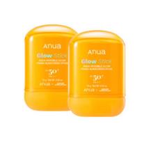 ANUA Zero-Cast Daily Glow Finish Saulės pieštukas SPF50+ PA++++ 18g Dvigubas rinkinys (2vnt) 1