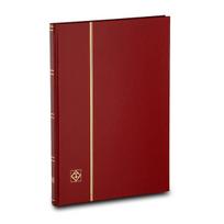 Albumas pašto ženklams Leuchtturm Basic LS 4/8“, A4, 16 juodų puslapių, raudonas