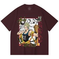 230 Gsm 100% Cotton Record of Ragnarok V5 Buddha Print Unisex Heavy Cotton T Shirt XS abrikosas