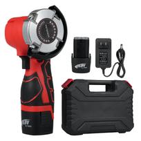 16.8V Lithium Hand Grinder Cordless Tree Bark Remover Fruit Tree Bark Remover, Rechargeable Orchard EU Plug raudona juoda spalva
