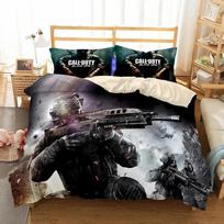 Naujas 3D spaudos Call-of-duty patalynės komplektas Vienvietis Dvivietis Pilnas Karališkas Dydis Žaidimas Šaudyklė Lovos Komplektas Suaugusių Vaikų Miegamasis Antklodės užvalkalų komplektai 70x133cm 2pcs
