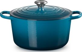 Le Creuset Gili kepimo forma Signature 26 cm, jūros spalvos