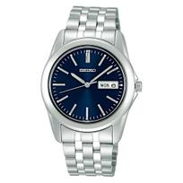 SEIKO SCXC011 Kvarcinis Vyriškas Unisex Laikrodis Mėlynas Ciferblatas Dienos ir Datos Indikatorius Nerūdijantis Plienas blue