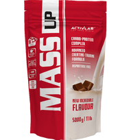 ACTIVLAB Mass Up Chocolate, šokolado skonio milteliai, 500 g