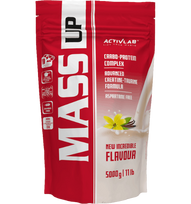 ACTIVLAB Mass Up Vanilla, vanilės skonio milteliai, 500 g