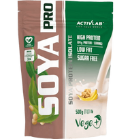 ACTIVLAB Soya Pro Banana Nut, bananų skonio milteliai, 500 g