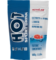 ACTIVLAB HOT SPORT DRINK Greipfruit milteliai, 1000 g