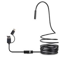 IP67 Waterproof Inspection Camera LED Light Borescope 3 in 1 HD Inspection Camera  Pipe Inspection 480P