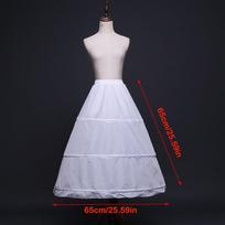 3 lankų pasijonis Baltas pasijonis Naujas pasijonis Krinolinas 78cm white
