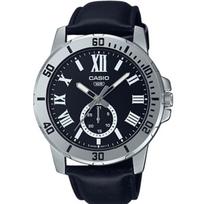 CASIO COLLECTION modelis DIVER DATE LEATHER - BLACK