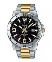 CASIO SPORT COLLECTION DIVER 50M TWO TONES - BLACK MTP-VD01SG-1BVUDF