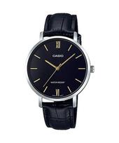 CASIO COLLECTION MINIMAL, LEATHER - BLACK LTP-VT01L-1BUDF