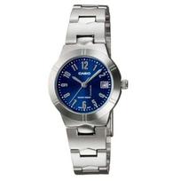 CASIO COLLECTION LADY DATE - BLUE LTP-1241D-2A2DF