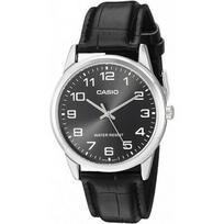 CASIO COLLECTION ONLY TIME, LEATHER - BLACK MTP-V001L-1BUDF
