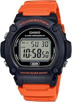 CASIO TIMELESS COLLECTION modelis SPORT- ILLUMINATOR, WR 50M, ALARM, CHRONOGRAPH - BLACK (Brilliant color strap)