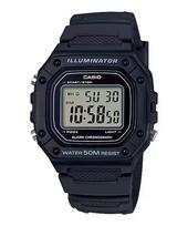 CASIO TIMELESS COLLECTION modelis SPORT ILLUMINATOR WR 50M, ALARM, CHRONOGRAPH - BLACK