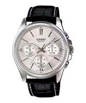 CASIO DAY DATE MULTIFUNCTION, LEATHER - WHITE MTP-1375L-7AVDF