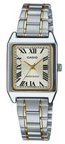 CASIO COLLECTION modelis Feminine TANK, ALLOY, SILVER&GOLD - CHAMPAGNE