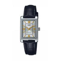 CASIO COLLECTION modelis TANK, LEATHER - ARGENTEE