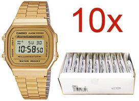 CASIO VINTAGE modelis A168WG-9E **PACK 10 PCS**