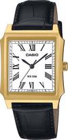 CASIO COLLECTION modelis TANK - GOLD, LEATHER