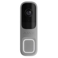 Ajax išmanus vaizdo durų skambutis DoorBell 66393 4MP 155° WiFi AI aptikimas dvipusis garsas Pilka