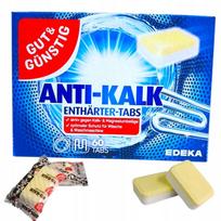 Priemonė vandens minkštinimui / skalbimo mašinoms ANTI-KALK, 60kaps