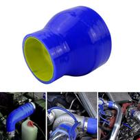 Universalus 3 sluoksnių 51mm/76mm tiesus silikoninis žarnos vamzdelis interkūleriui, turbokompresoriui, jungties vamzdelis, įsiurbimo vamzdelis Mėlynas blue