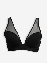 CALVIN KLEIN UNDERWEAR Moteriška liemenėlė, LIGHTLY LINED PLUNGE