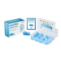 HASPRO silikoniniai ausų kištukai (27dB), 6 porų, mėlyni