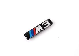 BMW E46 priekinio sparno apdailos grotelių emblema Originali 72127900605