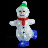 Kalėdinė LED dekoracija Sniego senis, 30cm