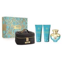 Dylan Turquoise Pour Femme zestaw woda toaletowa spray 100ml + żel pod prysznic 100ml + żel do ciała 100ml + kosmetyczka