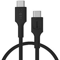 Green Cell Kabelis Green Cell PowerFlex Fast Charging USB Type-C Male - USB Type-C Male 100W Black 0.3m KABGC100PF30PB